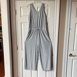 Old Navy Heather Gray Sleeveless Jumpsuit
